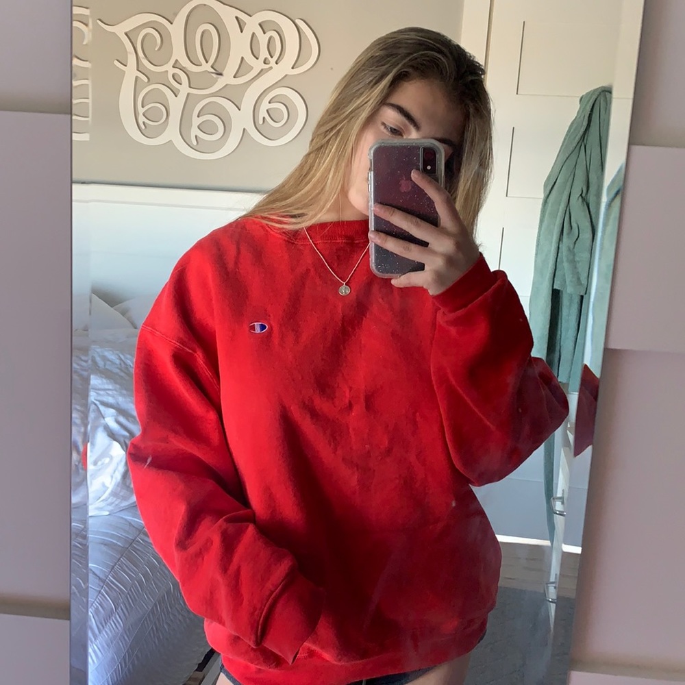 Vintage oversize champion crew neck